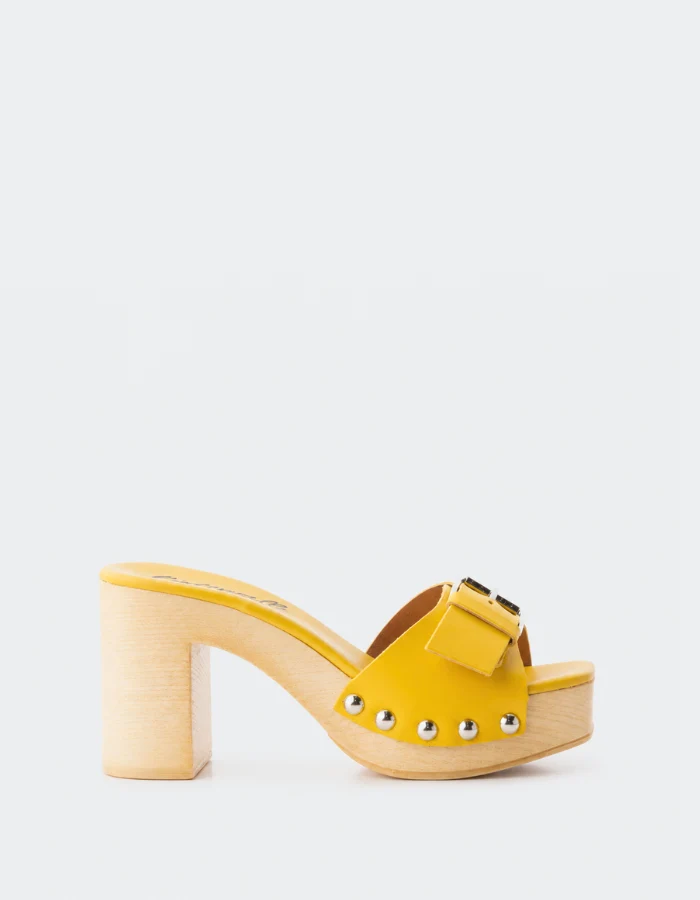 Micro Mustard Leather