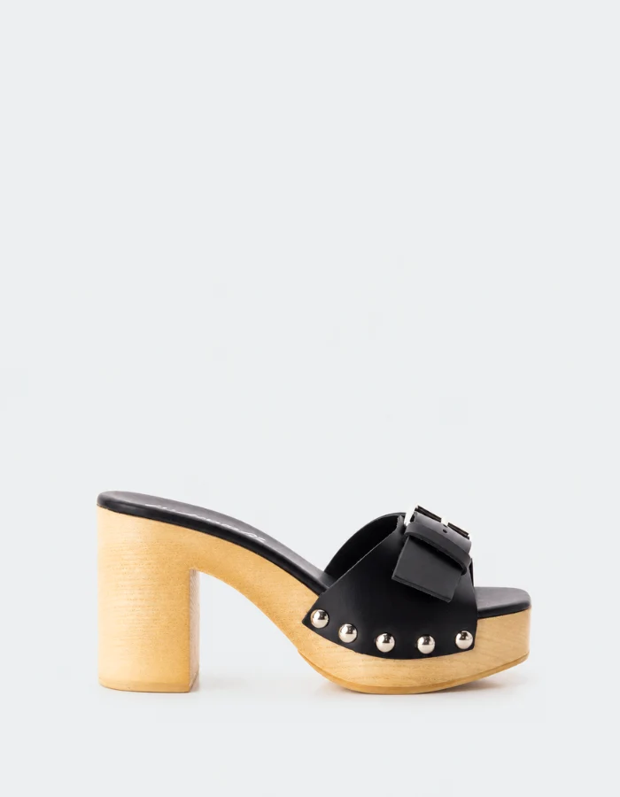 Micro Black Leather