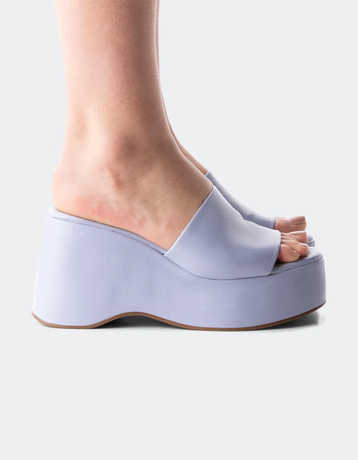 Mariel Blue Leather