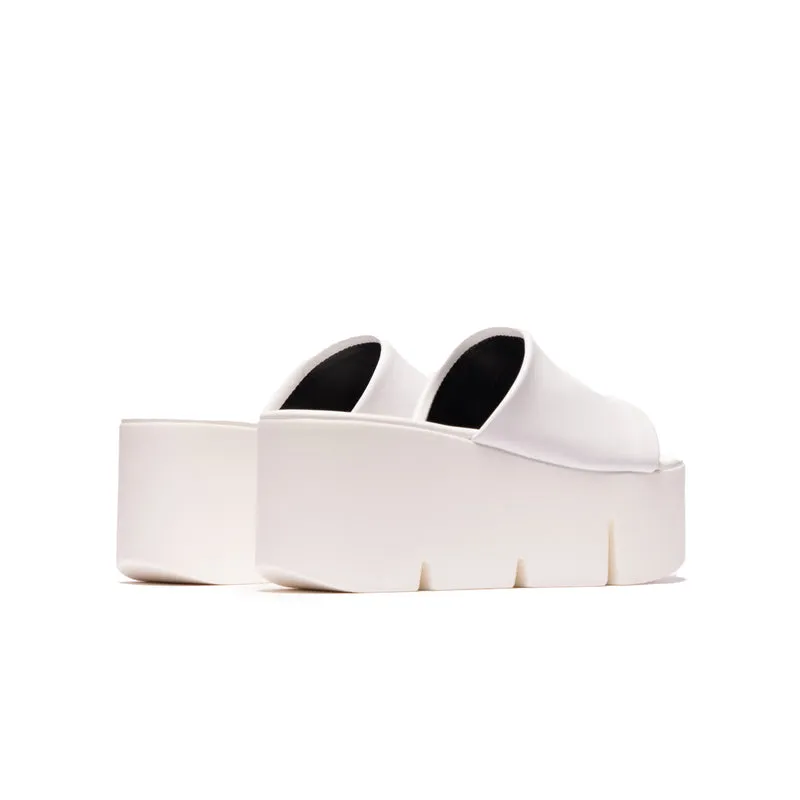 Jaya White Leather