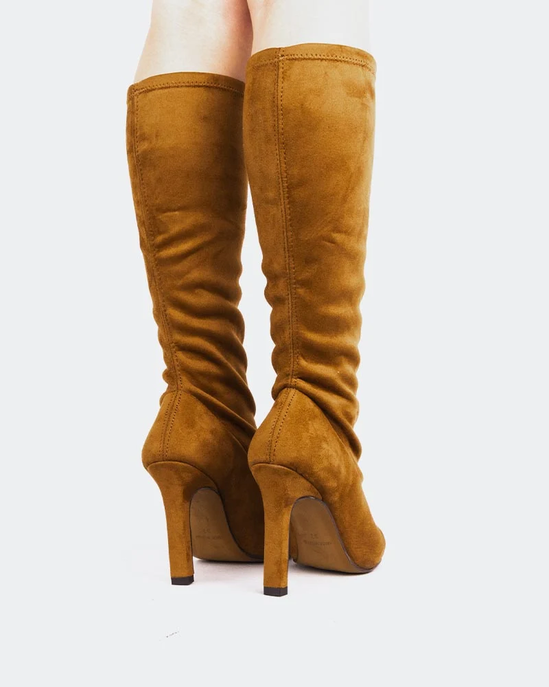 Horizon Tan Suede Stretch