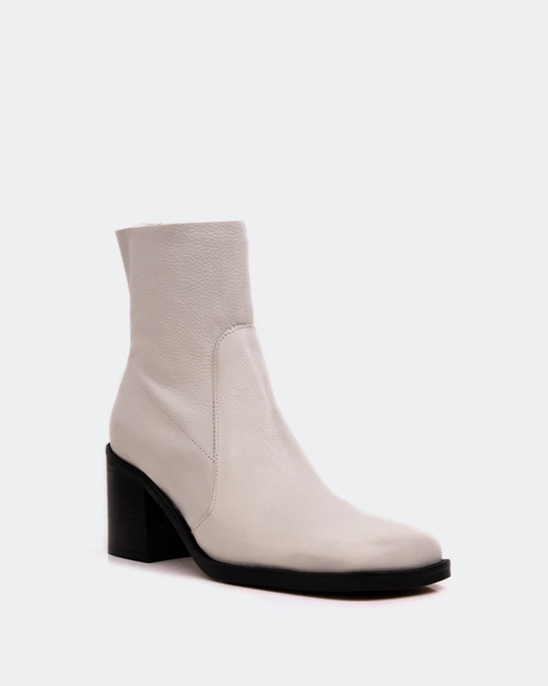 Furley Off White Leather