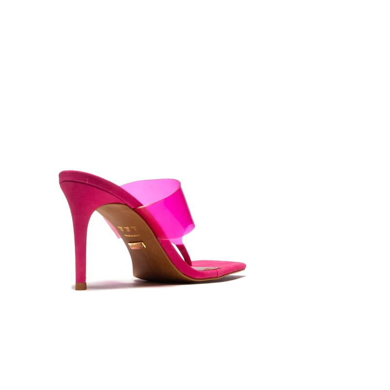 Buzios Fuschia Leather/Vinyl