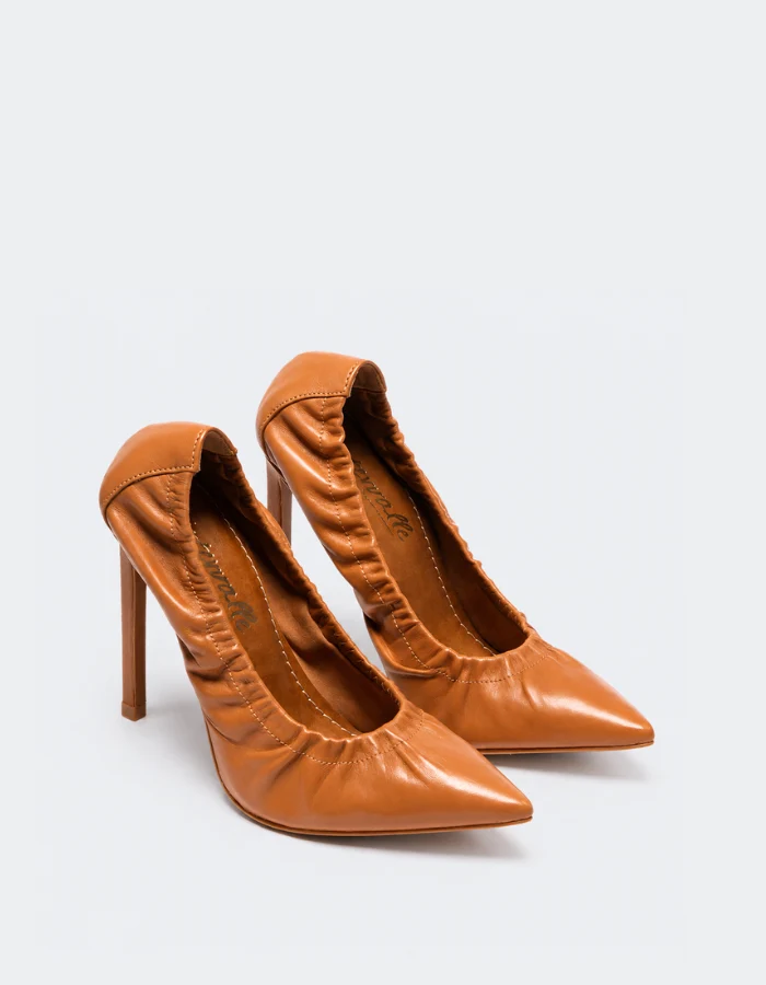 Britney Chestnut Leather