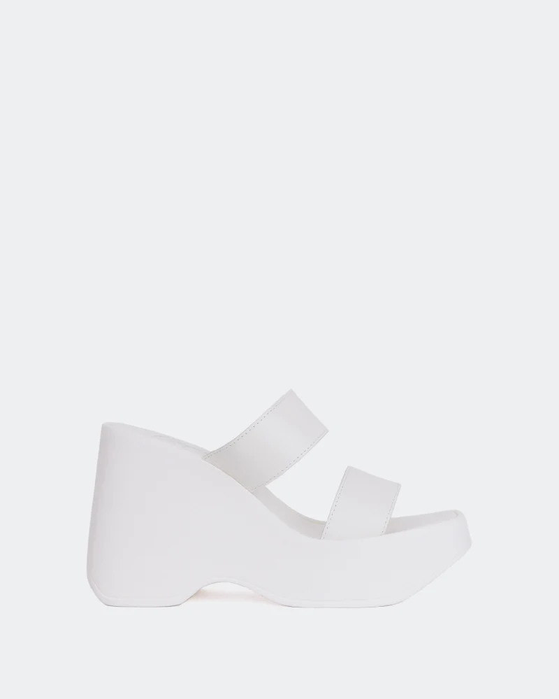 Hadid White Leather